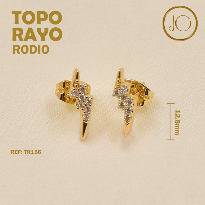 TOPO DE RODIO RAYO – BisuteriaJG