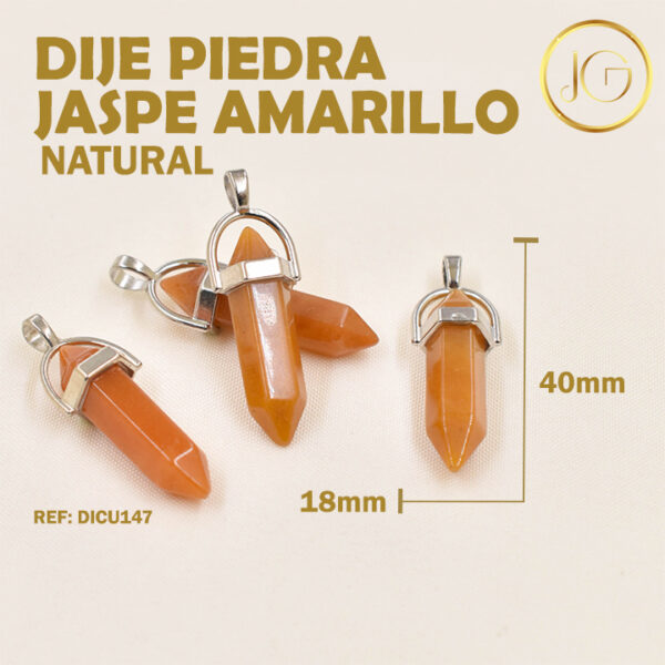 Imagen del producto: DIJE PENDULO JASPE AMARILLO