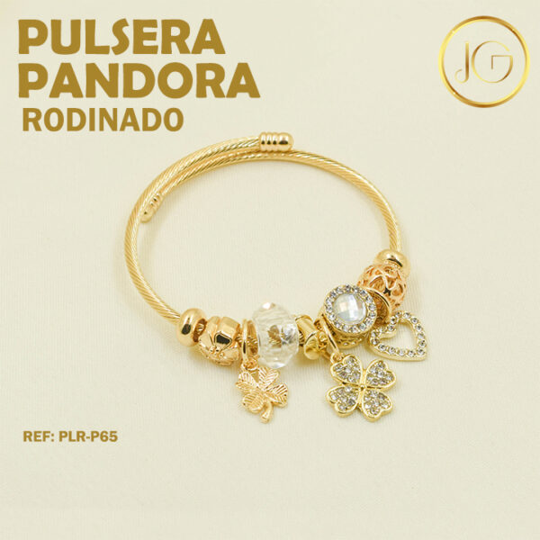 Imagen del producto: BRAZALETE RODINADO CON DIJES