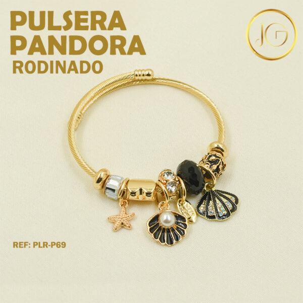 Imagen del producto: BRAZALETE RODINADO CON DIJES