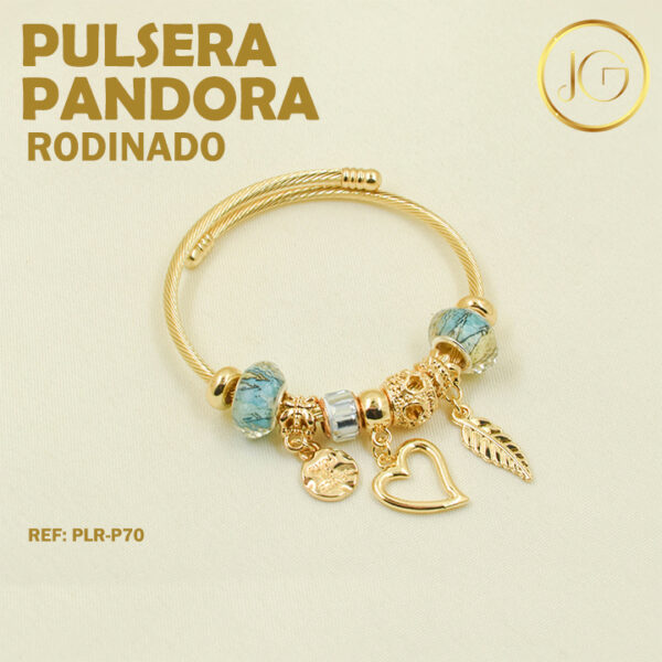 Imagen del producto: BRAZALETE RODINADO CON DIJES