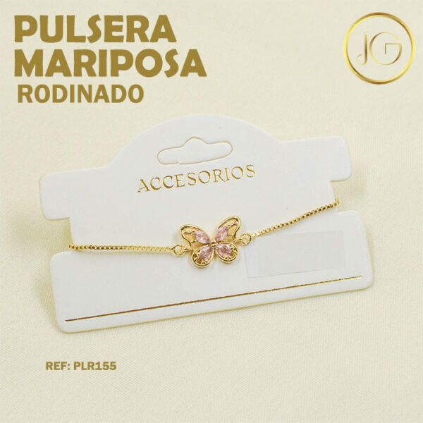 Imagen del producto: PULSERA RODINADA MARIPOSA