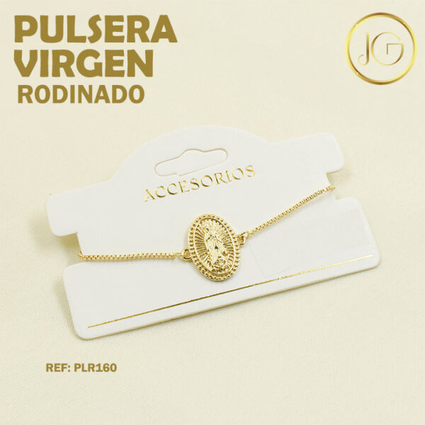 Imagen del producto: PULSERA RODINADA VIRGEN