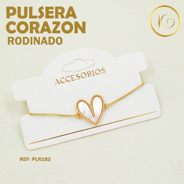 Imagen del producto: PULSERA RODINADA CORAZON