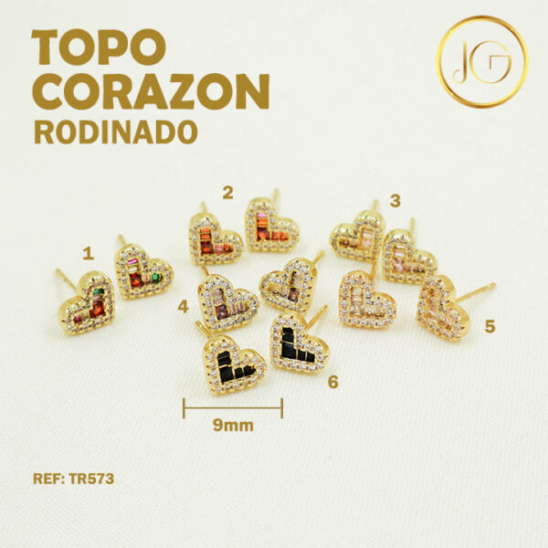 Imagen del producto: TOPO RODINADO CORAZON